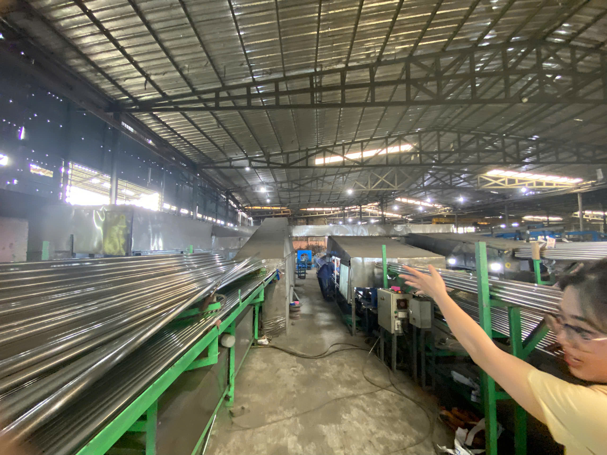 Stainless Steel Tube Polishing Line at Viet Na Inox Company Limited